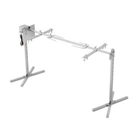 VEVOR 56" Electric BBQ Rotisserie Grill Kit Stainless Steel Grill 132lb Pig Lamb